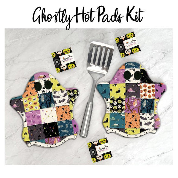 Ghostly Hot Pads Kit with Freaky Familiars from Ruby Star Society - Fort Worth Fabric Studio from Fort Worth Fabric Studio