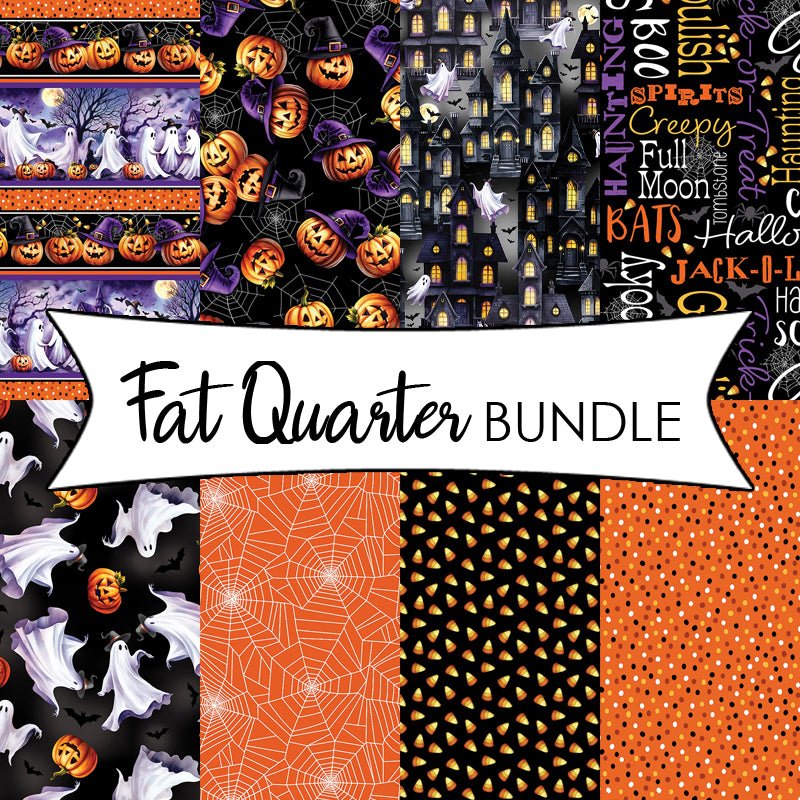 Ghostly Soiree Fat Quarter Bundle - Benartex from Fort Worth Fabric Studio