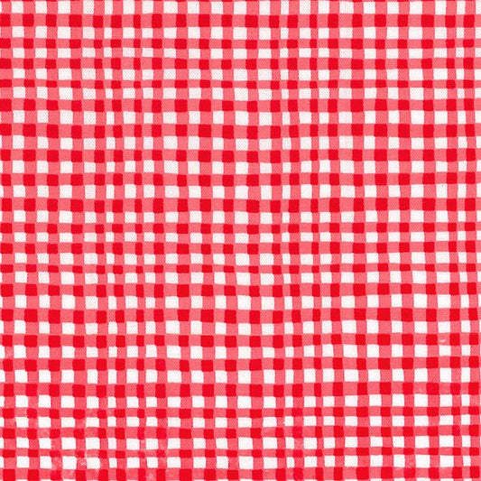 Gingham Play Cherry - Michael Miller from Fort Worth Fabric Studio