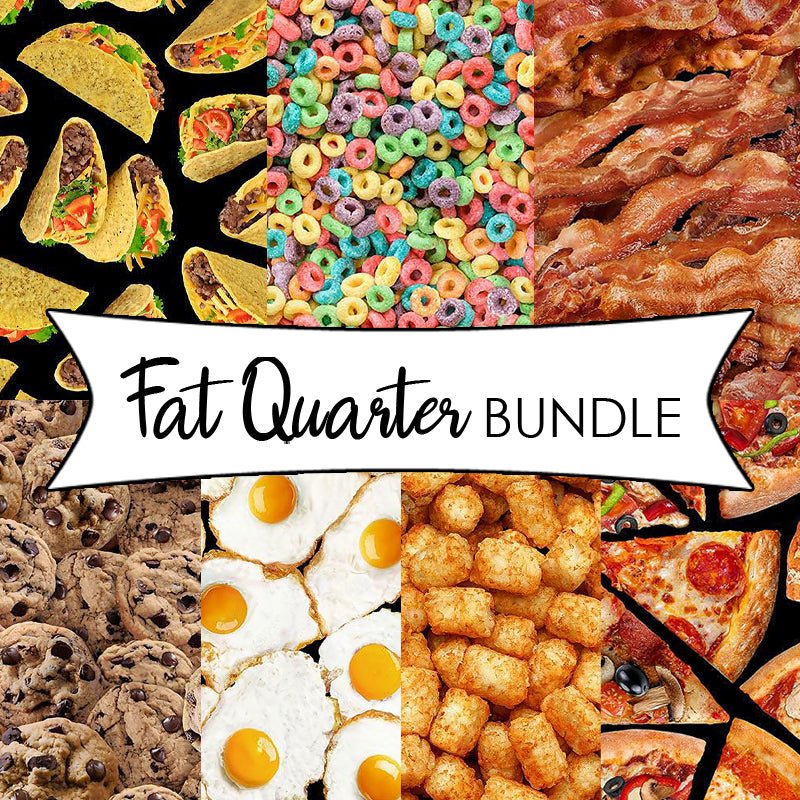 Got the Munchies Fat Quarter Bundle - Timeless Treasures from Fort Worth Fabric Studio