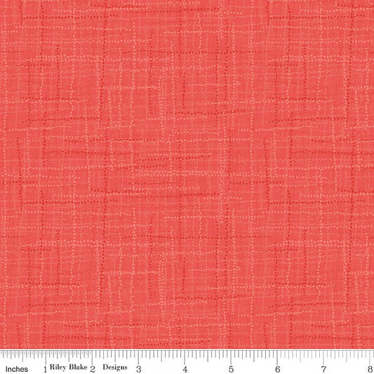 Grasscloth Cottons Coral - Riley Blake from Fort Worth Fabric Studio