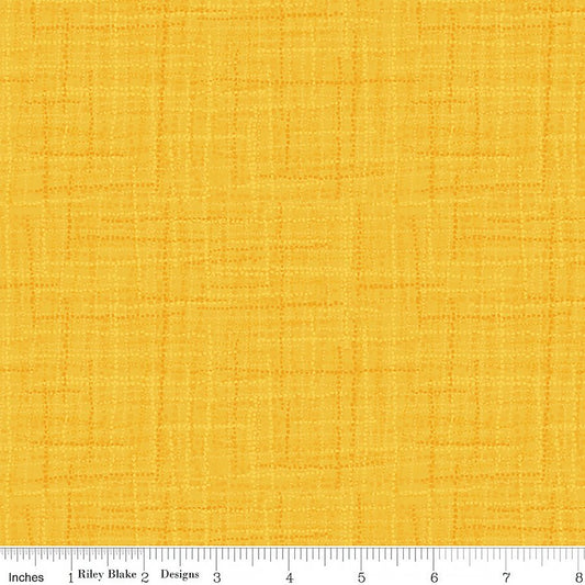 Grasscloth Cottons Saffron - Riley Blake from Fort Worth Fabric Studio