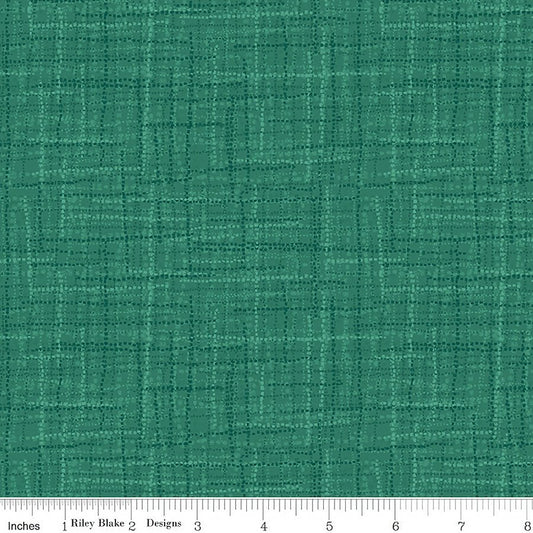 Grasscloth Cottons Spruce - Riley Blake from Fort Worth Fabric Studio