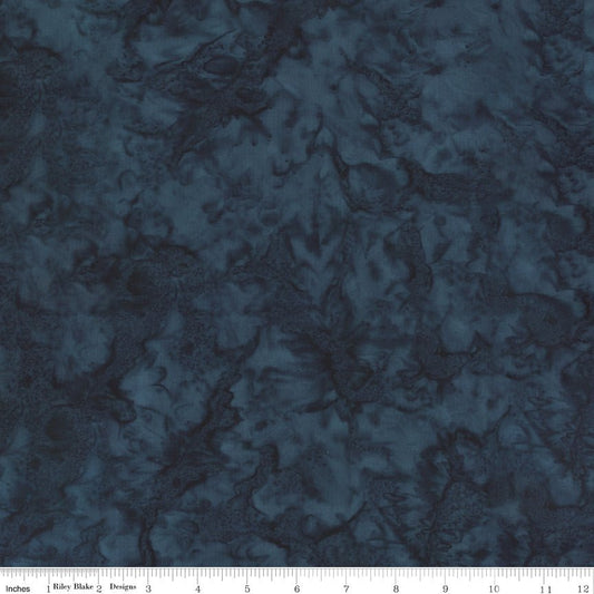Hand - Dyes Batiks Midnight - Riley Blake from Fort Worth Fabric Studio