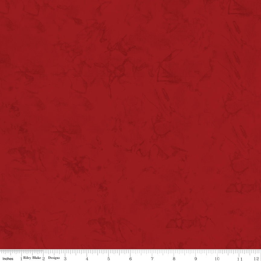Hand - Dyes Batiks Scarlet - Riley Blake from Fort Worth Fabric Studio