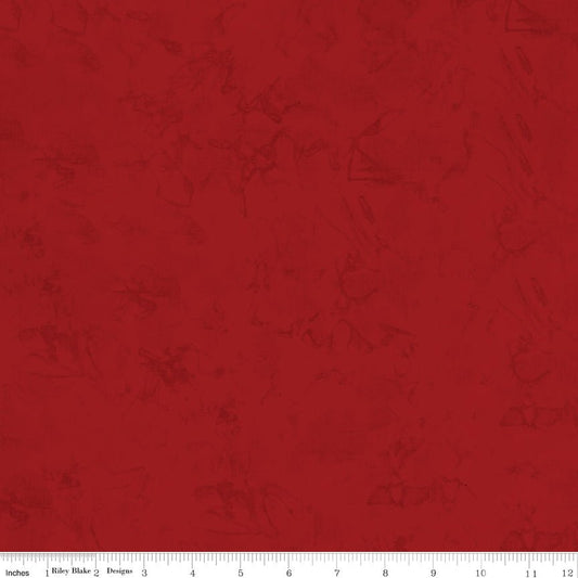 Hand - Dyes Batiks Scarlet - Riley Blake from Fort Worth Fabric Studio