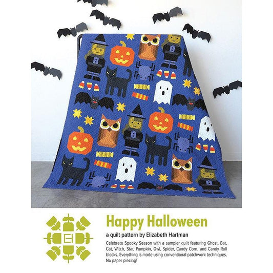 Happy Halloween Quilt Pattern by Elizabeth Hartman - Elizabeth Hartman from Fort Worth Fabric Studio