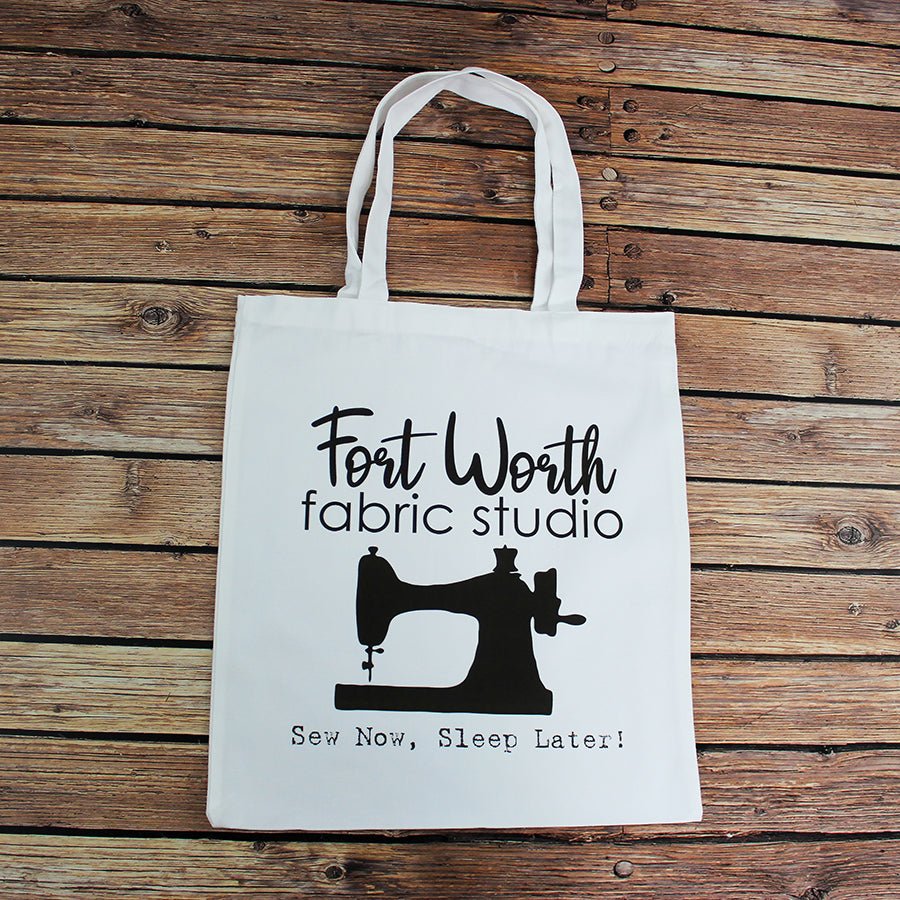 Happy Maker Canvas Bag – FWFS Exclusive - Fort Worth Fabric Studio from Fort Worth Fabric Studio