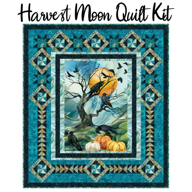 Harvest Moon Quilt Kit with Raven's Call from Northcott - Northcott from Fort Worth Fabric Studio