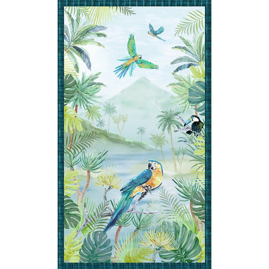 Haven 24" Paradise Panel Day - Windham from Fort Worth Fabric Studio