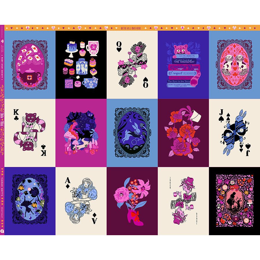 Hello Alice 36" Panel Multi - Ruby Star Society from Fort Worth Fabric Studio
