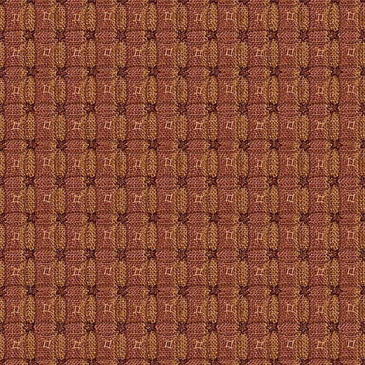 Henry Glass Oak & Maple Plaid Red/Ochre 1 Yard Cut 1 Yard Cut by Henry Glass