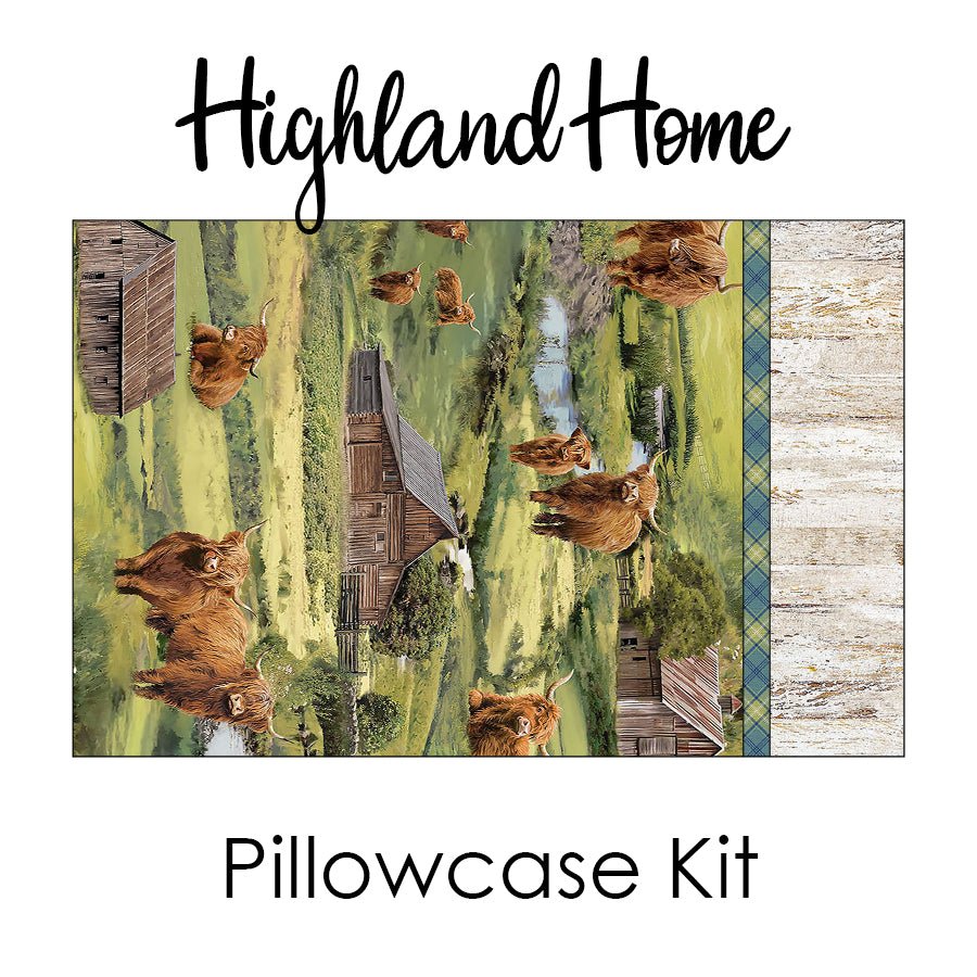 Highland Home Pillowcase Kit from Northcott - Northcott from Fort Worth Fabric Studio