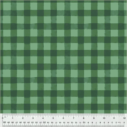 Highland Hooves Picnic Plaid Grassland - Windham from Fort Worth Fabric Studio