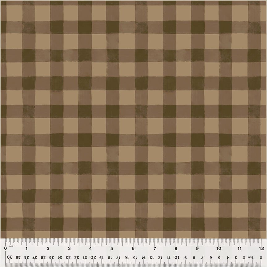 Highland Hooves Picnic Plaid Timber - Windham from Fort Worth Fabric Studio