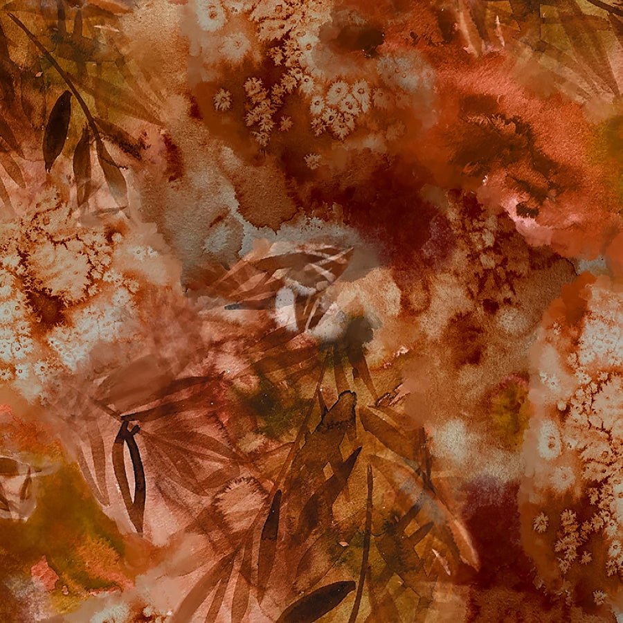 Highlander Leaf Texture Syrup – Remnant 14" × 44"
