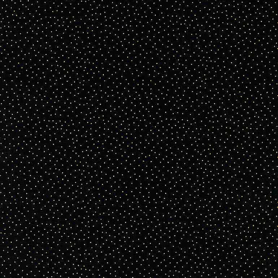 Holiday Blenders Pin Dots Black Metallic - Timeless Treasures from Fort Worth Fabric Studio