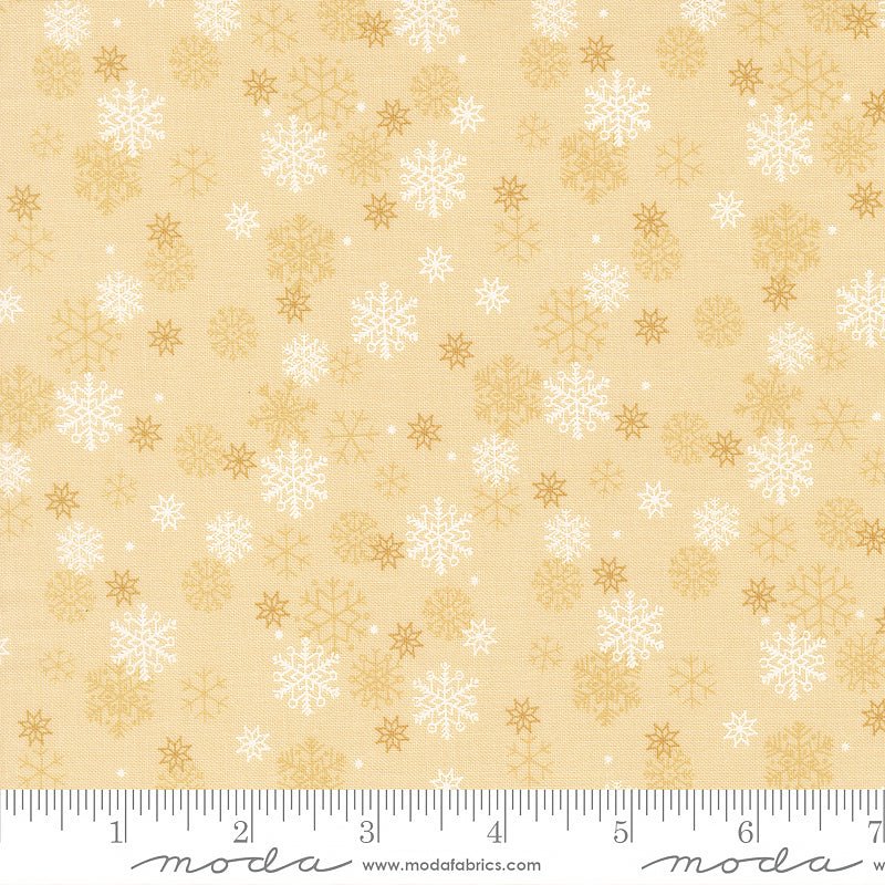 Holiday Cheer Snow Natural – Remnant 9″ × 44″