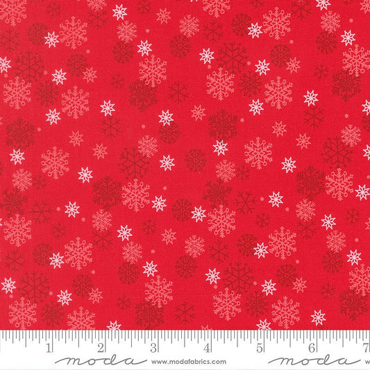 Holiday Cheer Snow Poinsettia - Moda from Fort Worth Fabric Studio