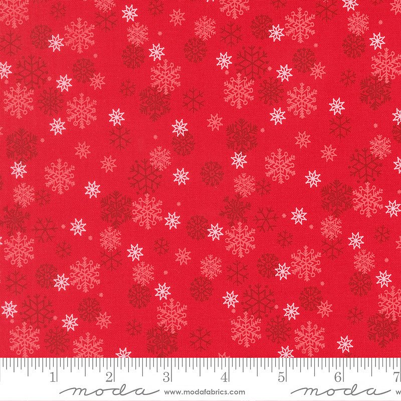 Holiday Cheer Snow Poinsettia – Remnant 25″ × 44″