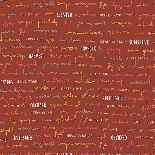Honeycrisp Orchard Delights Ruby - Windham from Fort Worth Fabric Studio