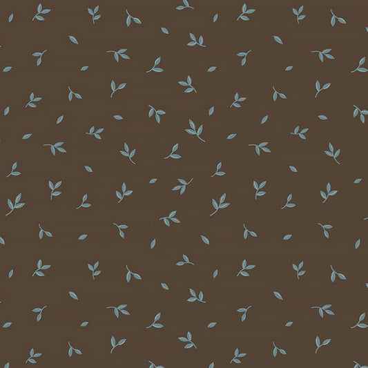 Honeycrisp Tumbling Leaves Brown - Windham from Fort Worth Fabric Studio