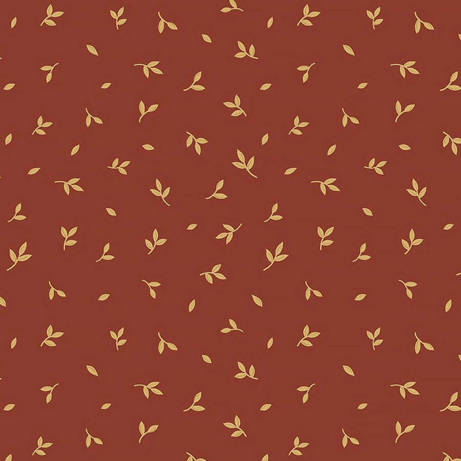 Honeycrisp Tumbling Leaves Ruby - Windham from Fort Worth Fabric Studio