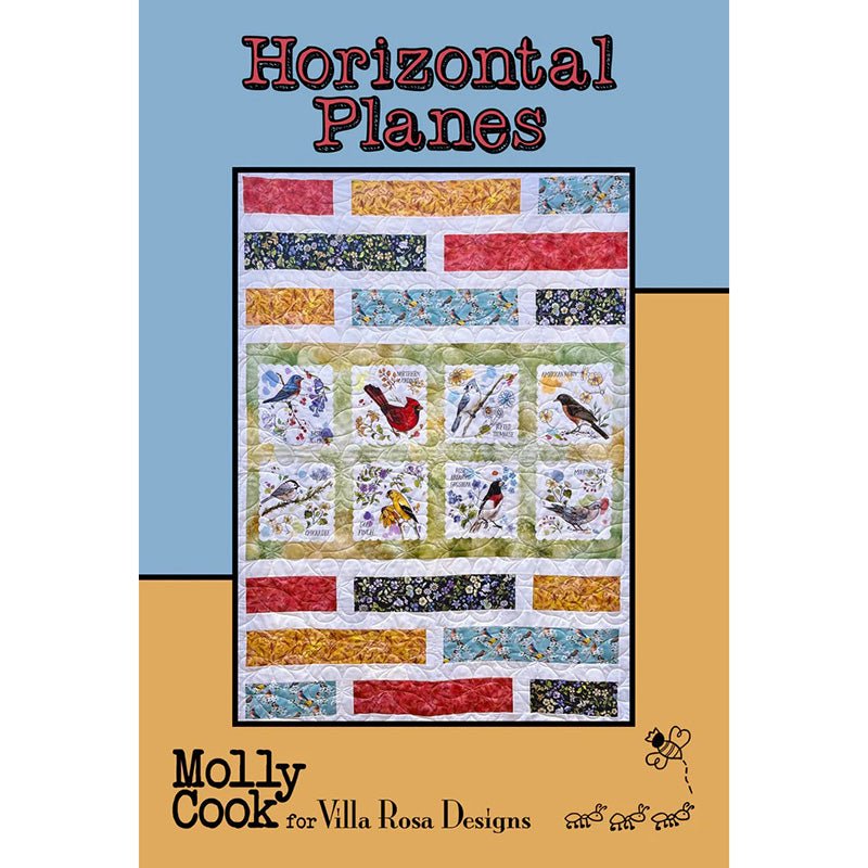 Horizontal Planes Quilt Pattern PDF Download - Villa Rosa Designs from Fort Worth Fabric Studio