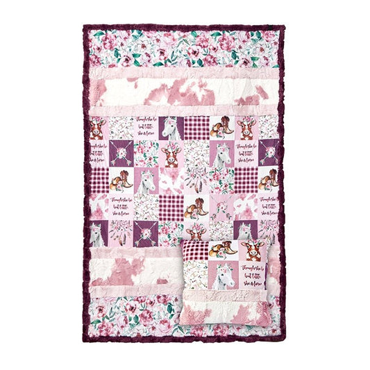 Howdy, Darlin' Quilt Kit with Cuddle by Shannon - Shannon Fabrics from Fort Worth Fabric Studio
