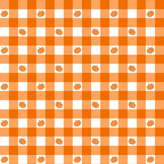I Made A Boo - Boo Gingham Pumpkin - Studio E from Fort Worth Fabric Studio