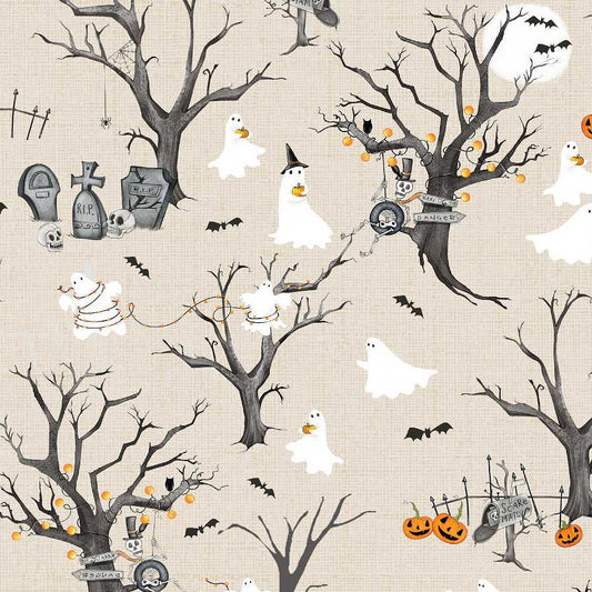 I Made A Boo - Boo Scenic Bone - Studio E from Fort Worth Fabric Studio
