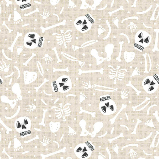 I Made A Boo - Boo Skulls & Bones Toss Bone - Studio E from Fort Worth Fabric Studio
