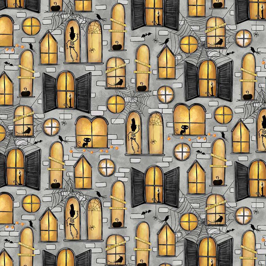 I Made A Boo - Boo Windows Storm - Studio E from Fort Worth Fabric Studio