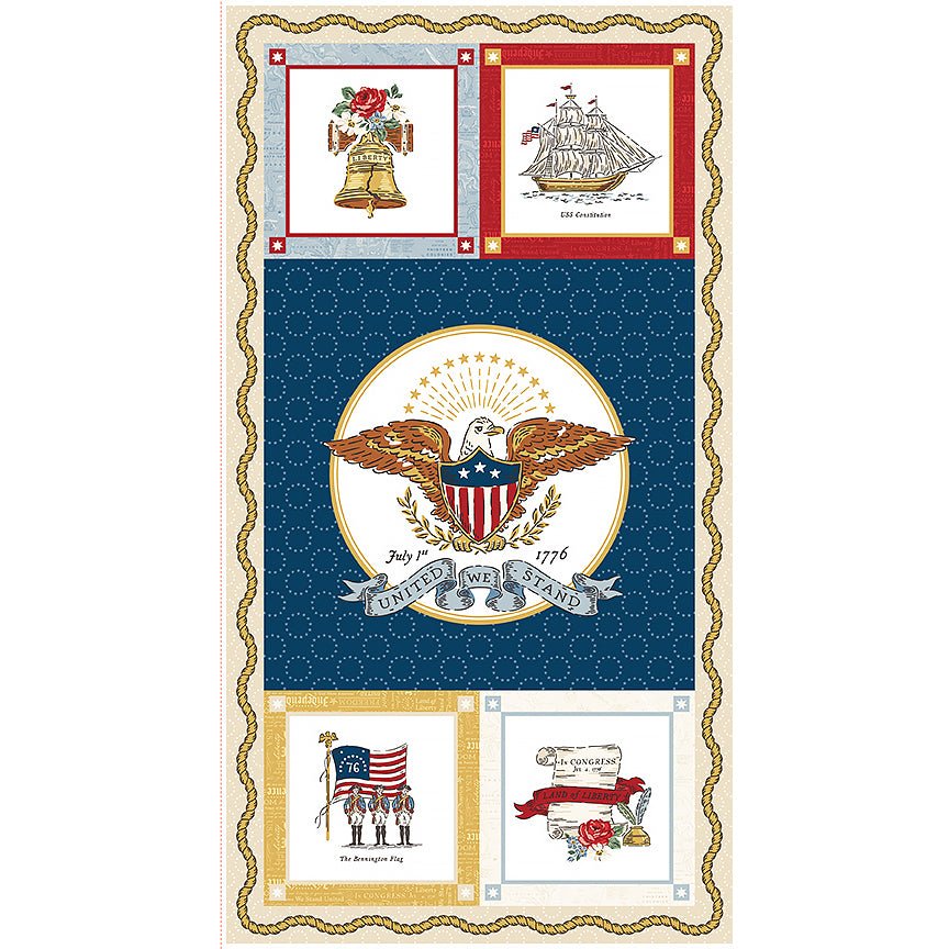 Independence 23 ½" Panel Multi - Riley Blake from Fort Worth Fabric Studio