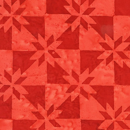 Ink & Edge Batiks Hunter's Star Ruby - Anthology Batiks from Fort Worth Fabric Studio