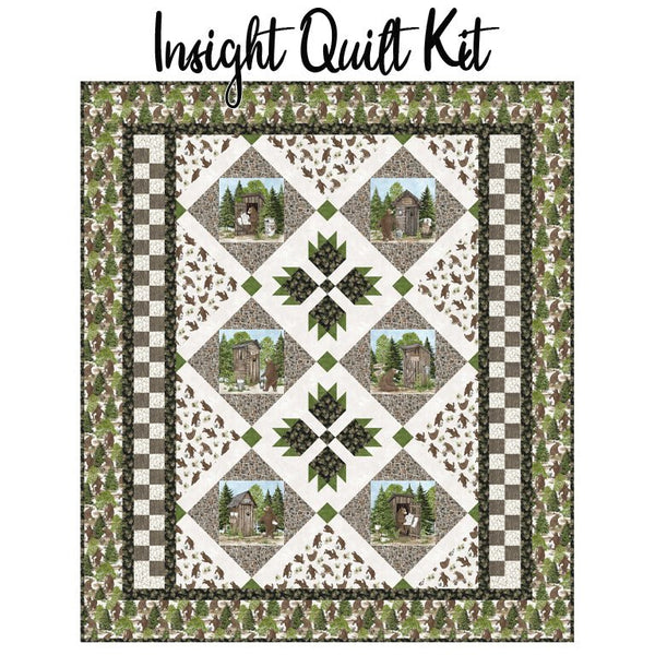 Insight Quilt Kit with Bear Necessities from Northcott - Northcott from Fort Worth Fabric Studio