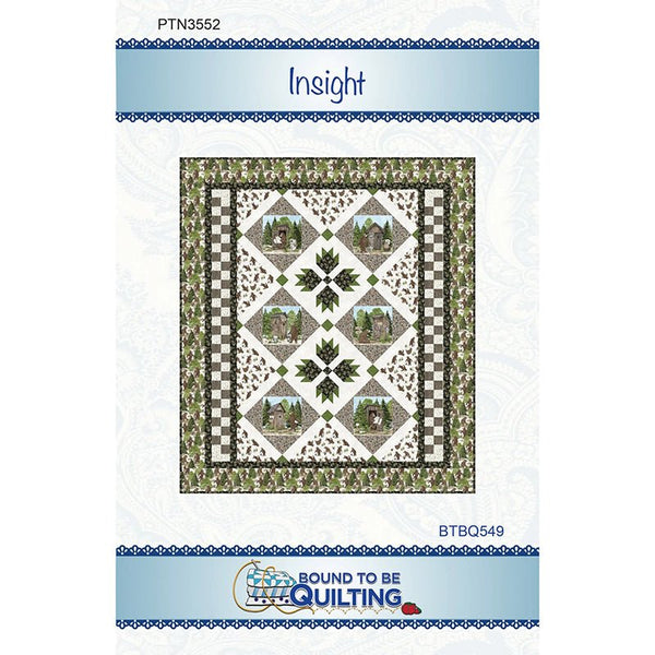 Insight Quilt Pattern by Bound To Be Quilting - Bound To Be Quilting from Fort Worth Fabric Studio