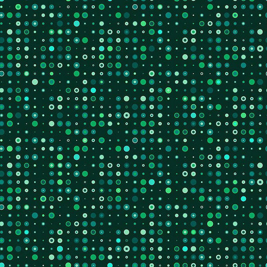 Jewel Box Green Sapphire - Northcott from Fort Worth Fabric Studio