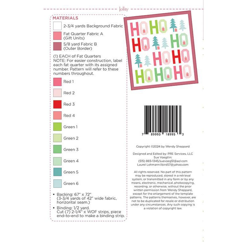 Jollity Quilt Pattern by Wendy Sheppard - Wendy Sheppard from Fort Worth Fabric Studio