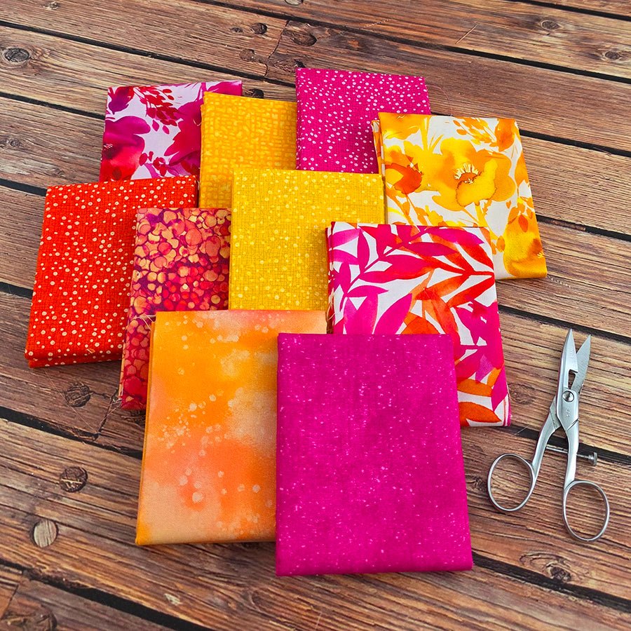Juice Box Energy — FWFS Exclusive Fat Quarter Bundle (10 FQs) - Fort Worth Fabric Studio from Fort Worth Fabric Studio