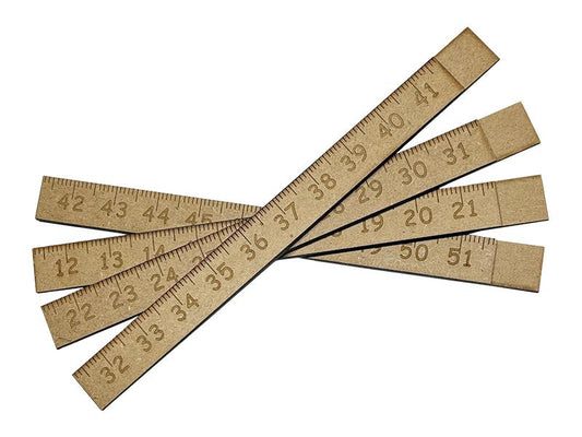 Just A Little Box Wood Frame Ruler 10" - Moda from Fort Worth Fabric Studio