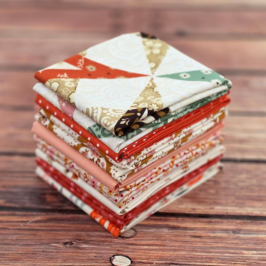 Just Peachy Babe – FWFS Exclusive 8 Piece Fat Quarter Bundle - Fort Worth Fabric Studio from Fort Worth Fabric Studio