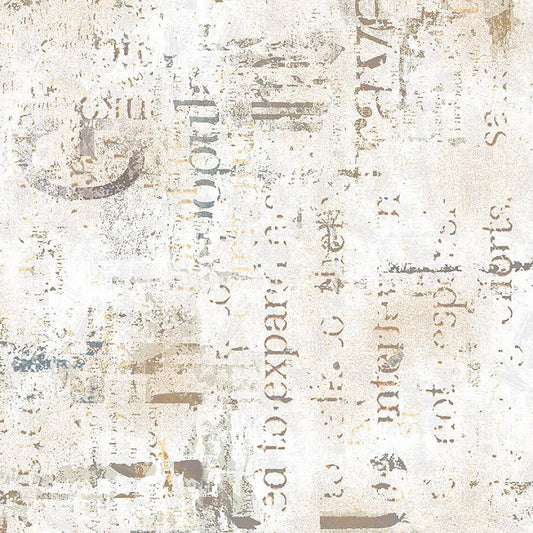 Just Sayin' Mixed Media Texture Ecru - Studio E from Fort Worth Fabric Studio