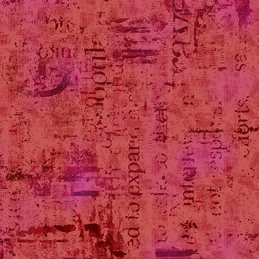 Just Sayin' Mixed Media Texture Red Watermelon - Studio E from Fort Worth Fabric Studio