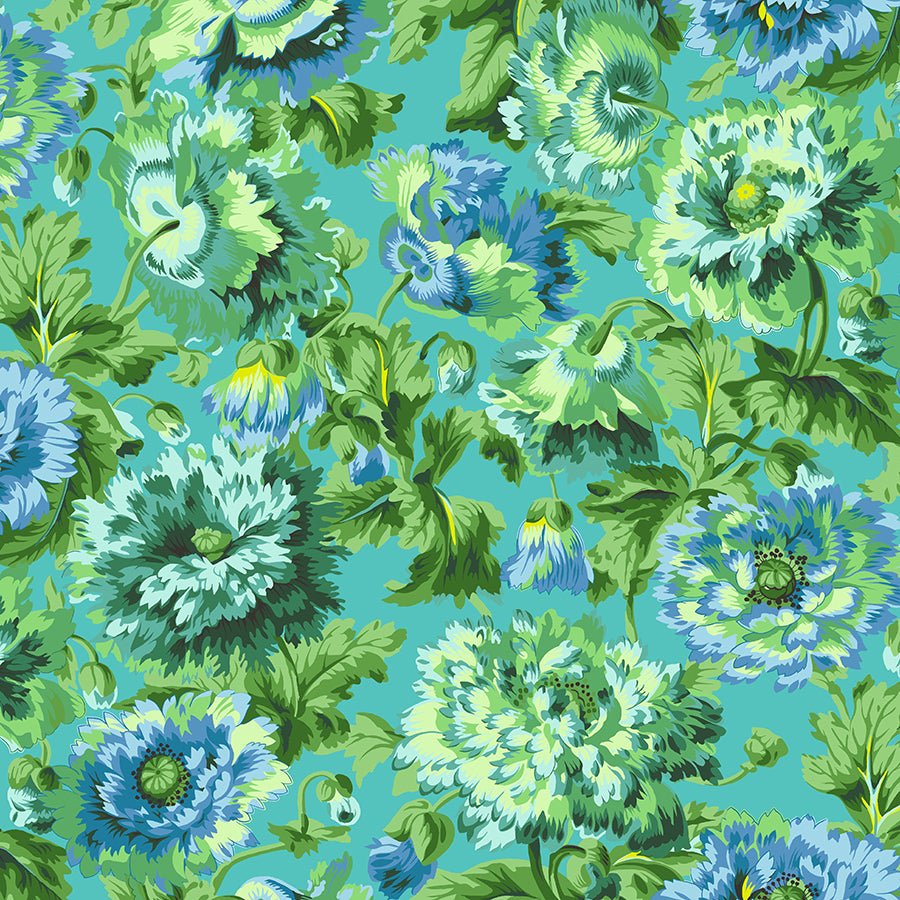 Kaffe Fassett Collective Rosemary Green - Free Spirit from Fort Worth Fabric Studio