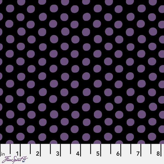 Kaffe Fassett Collective Spots Black – Remnant 18" × 44"
