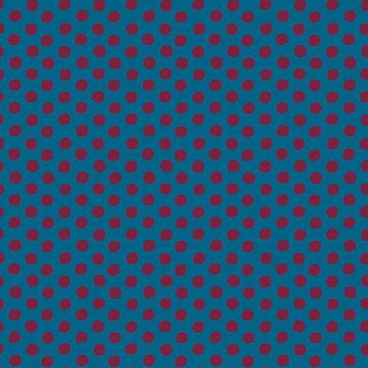 Kaffe Fassett Collective Spots Peacock - Free Spirit from Fort Worth Fabric Studio