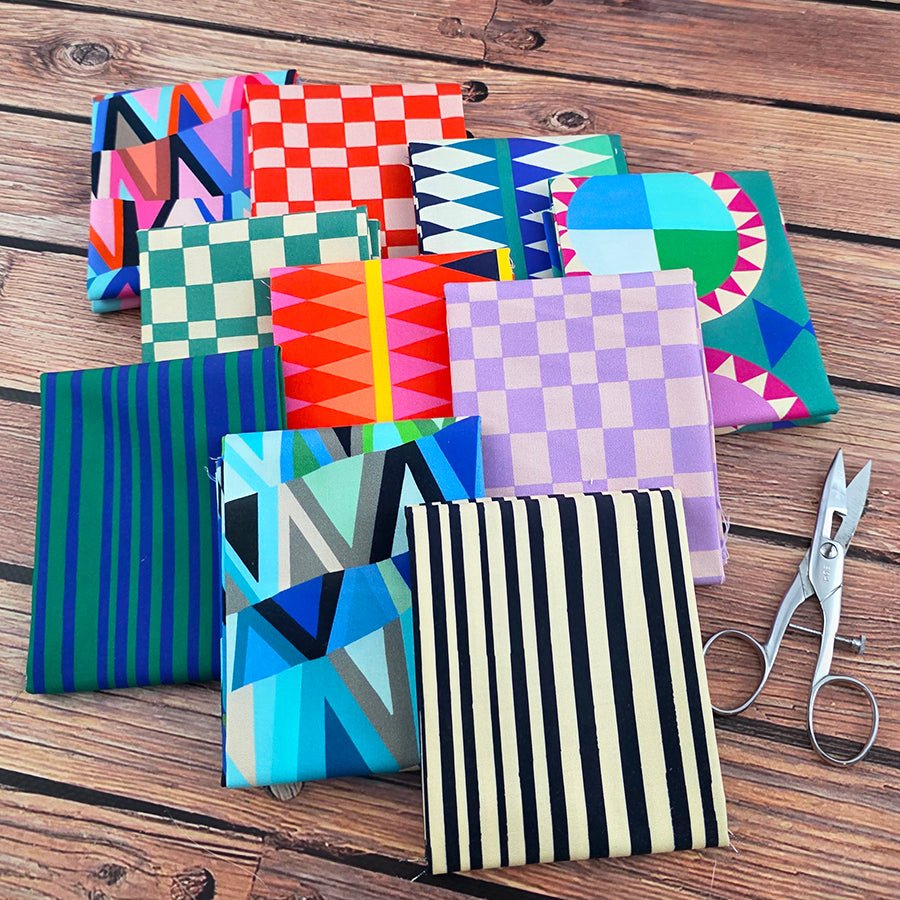 Kaleidoscope Fat Quarter Bundle from Windham 10 Prints - Windham from Fort Worth Fabric Studio
