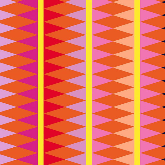 Kaleidoscope Trove Marigold - Windham from Fort Worth Fabric Studio