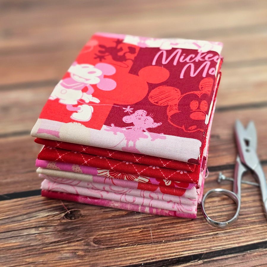 Kiss & Tell – FWFS Exclusive 6 Piece Fat Quarter Bundle - Fort Worth Fabric Studio from Fort Worth Fabric Studio